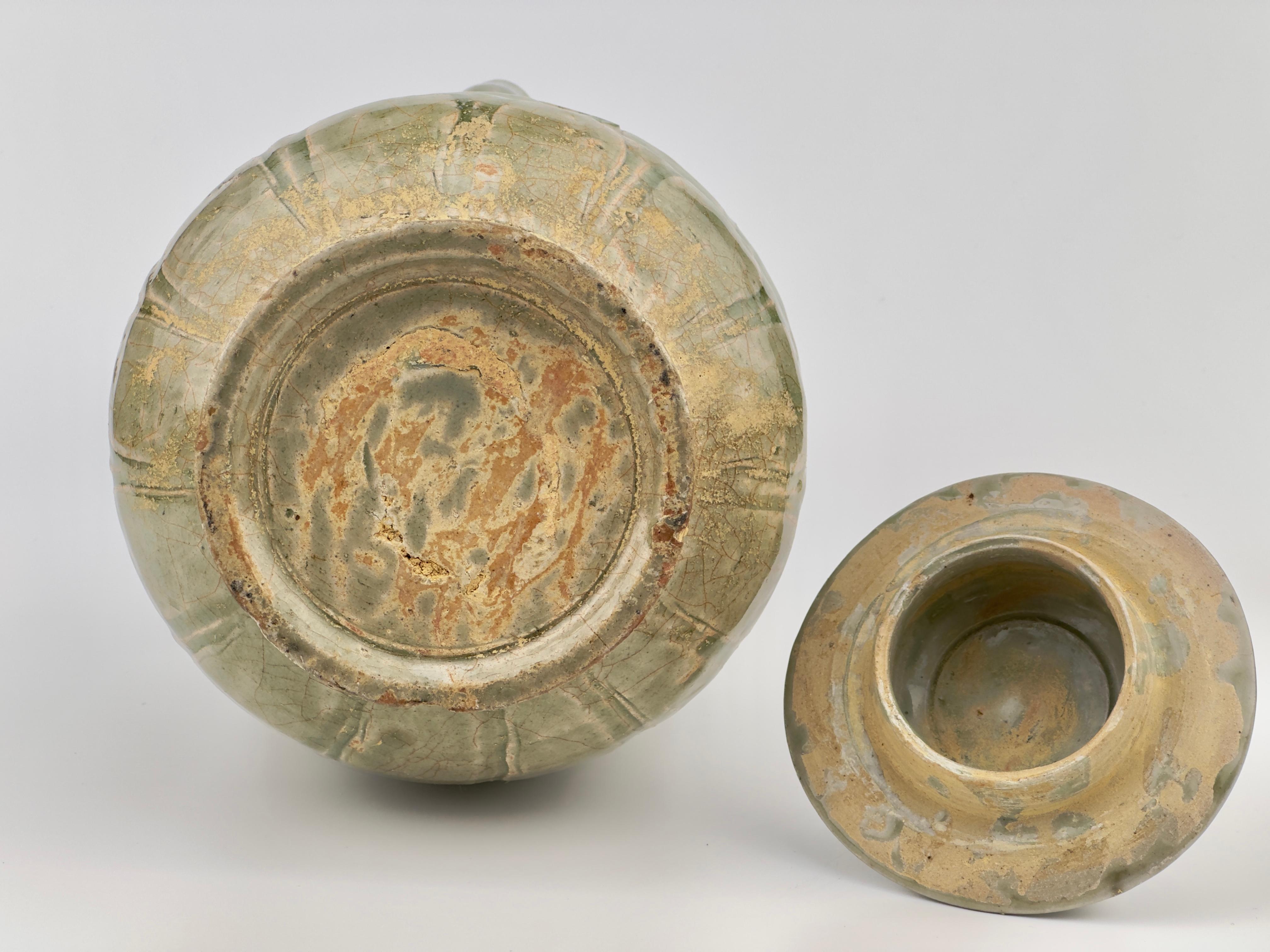 Longquan Celadon Five-Spouted Jar, Northern Song Dynasty (AD 960~1127) For Sale 3