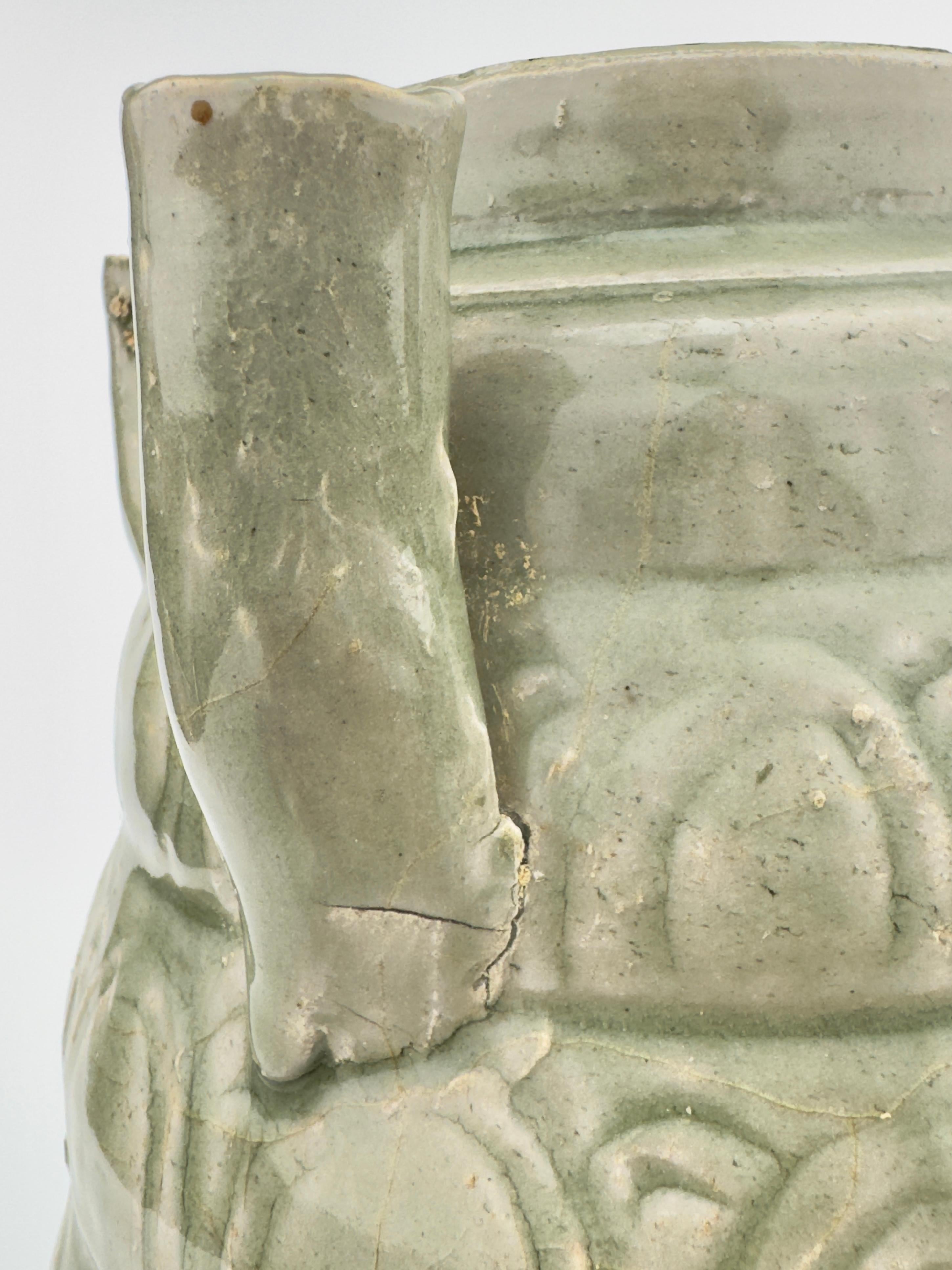 Longquan Celadon Five-Spouted Jar, Northern Song Dynasty (AD 960~1127) For Sale 6