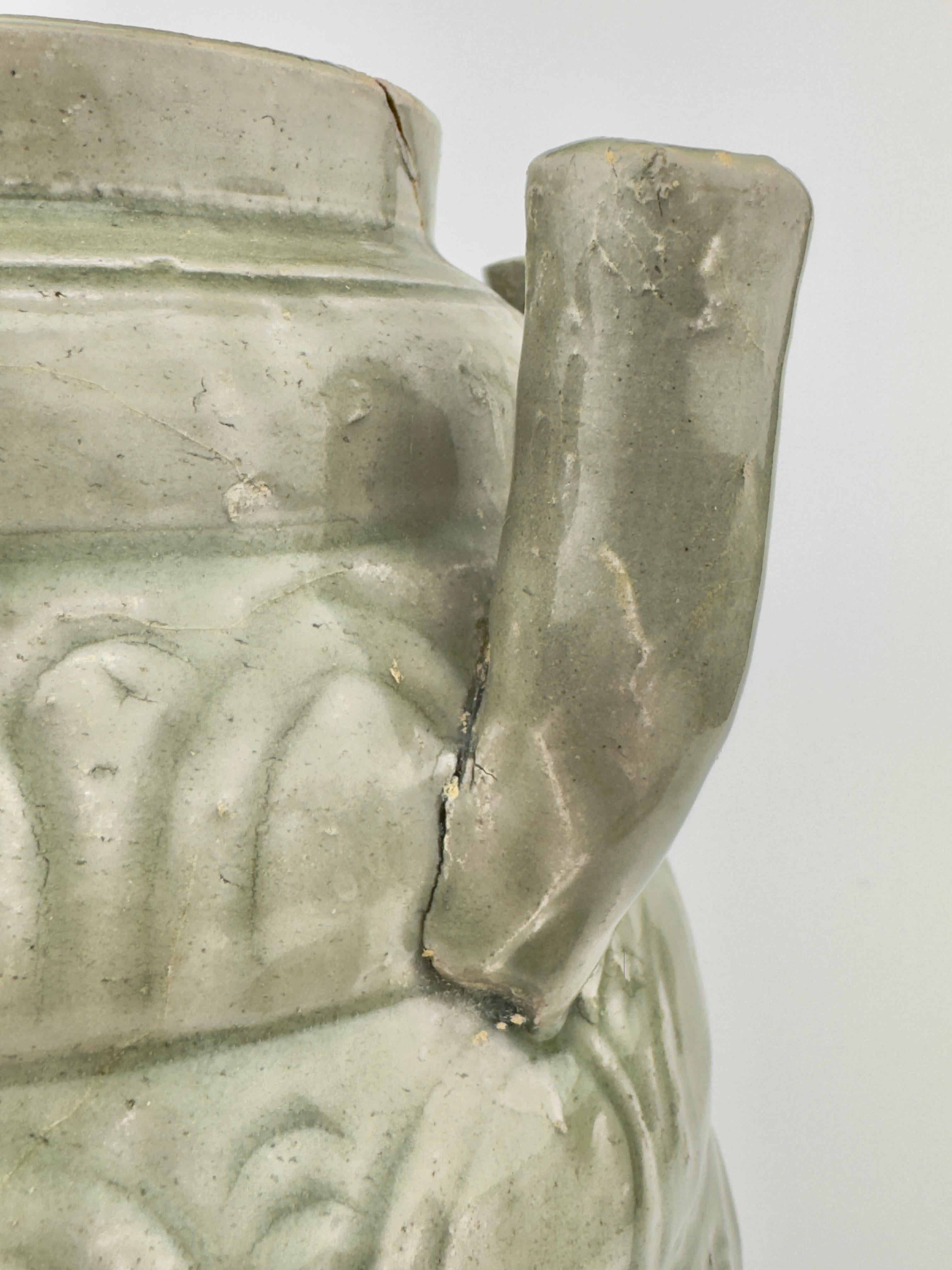 Longquan Celadon Five-Spouted Jar, Northern Song Dynasty (AD 960~1127) For Sale 7