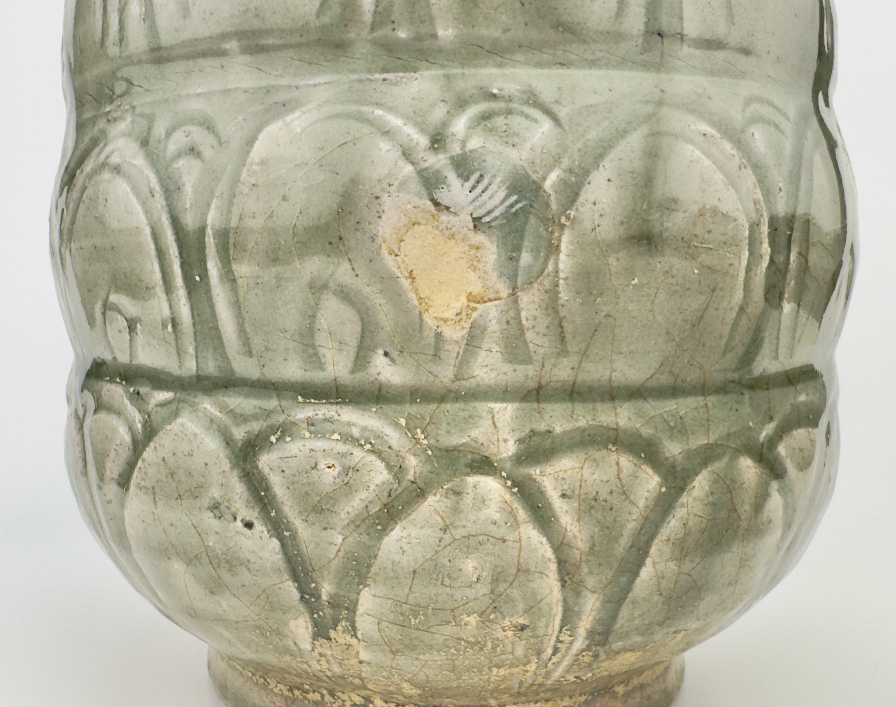 Longquan Celadon Five-Spouted Jar, Northern Song Dynasty (AD 960~1127) For Sale 9