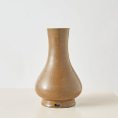 Longquan Celadon Vase with Brown Teadust Glaze