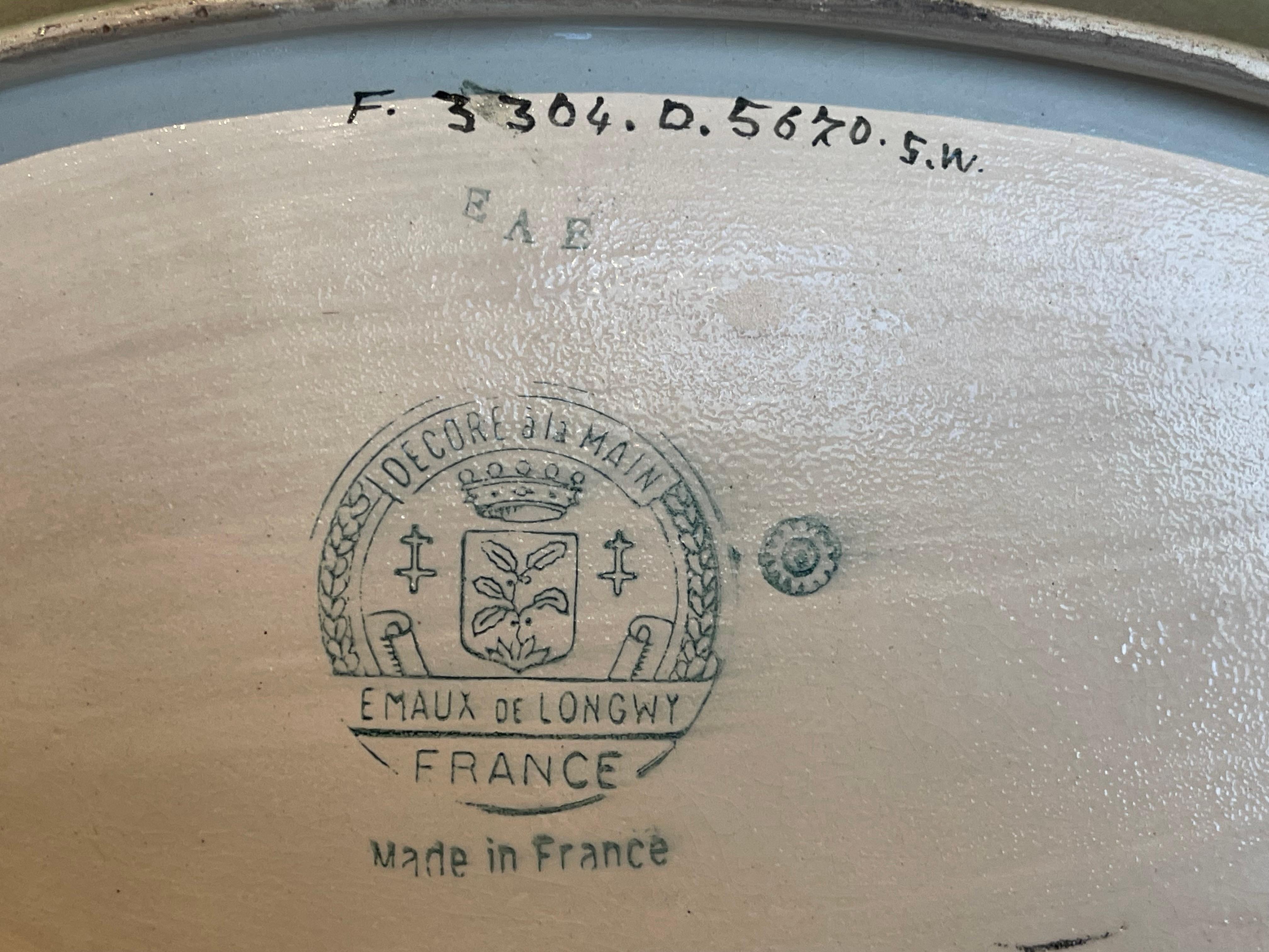 Longwy - Deep Enameled Dish For Sale 6