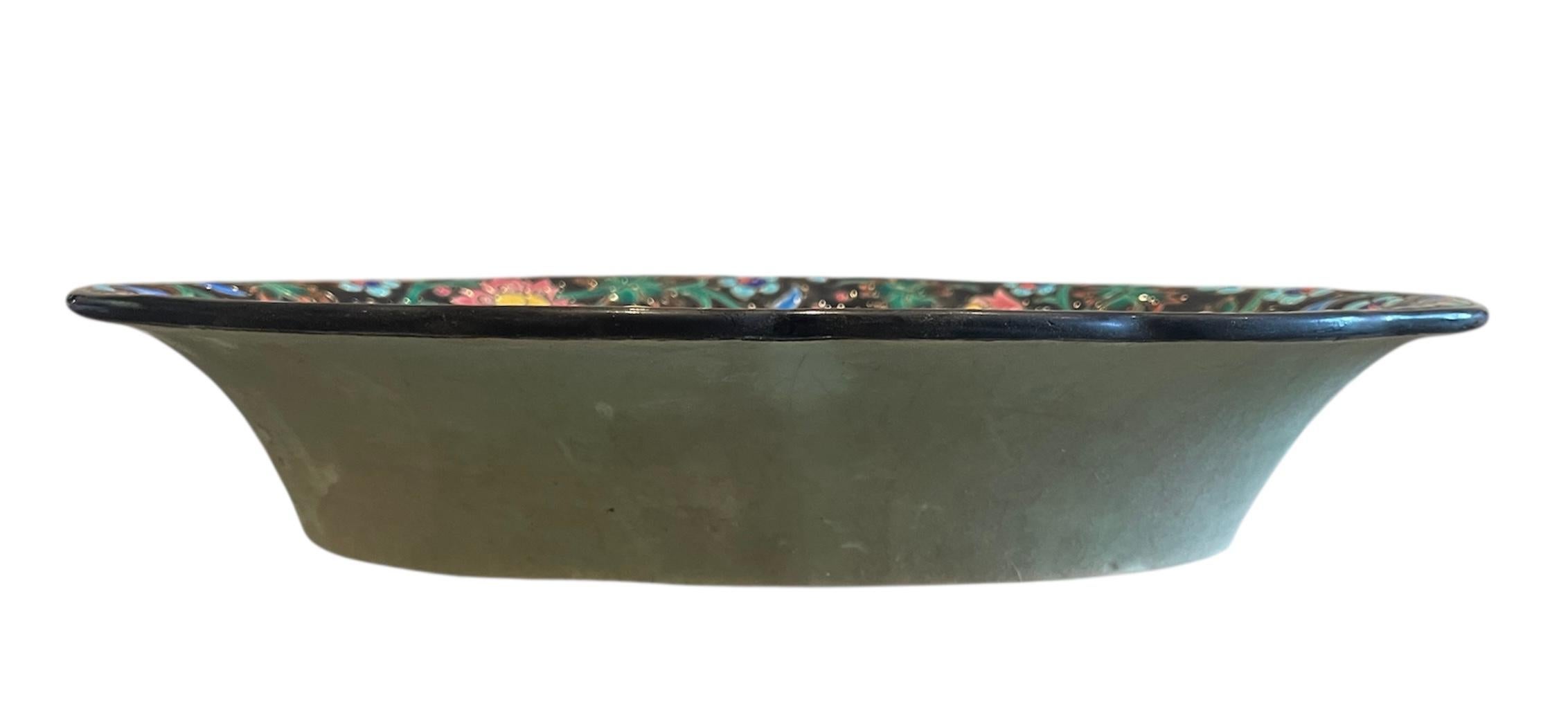 Longwy - Deep Enameled Dish For Sale 4