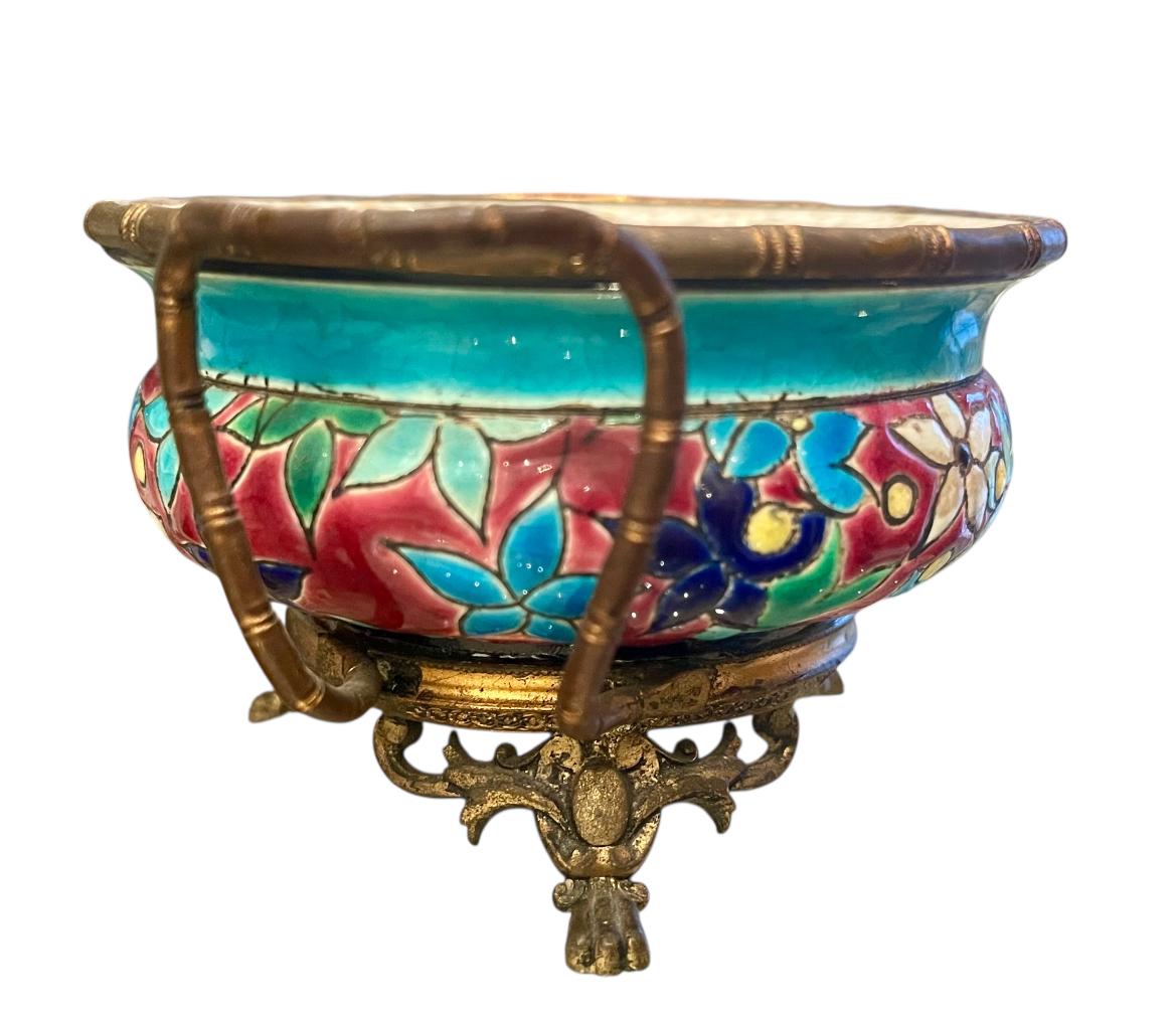 Longwy - Emaille Trinkgefäß (Französisch) im Angebot