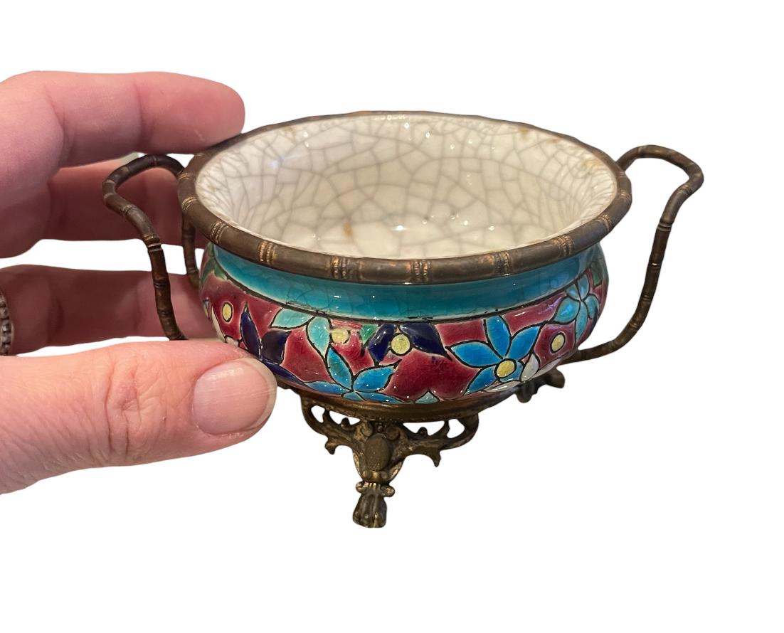 Longwy - Emaille Trinkgefäß im Angebot 2