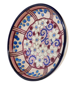 Ciotola in ceramica Art Deco francese Longwy 1920