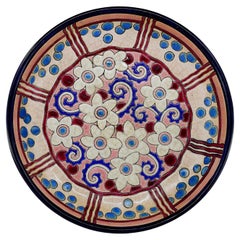 Bol en céramique Art Déco français Longwy, 1920