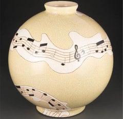 Longwy Vase „“Musik“