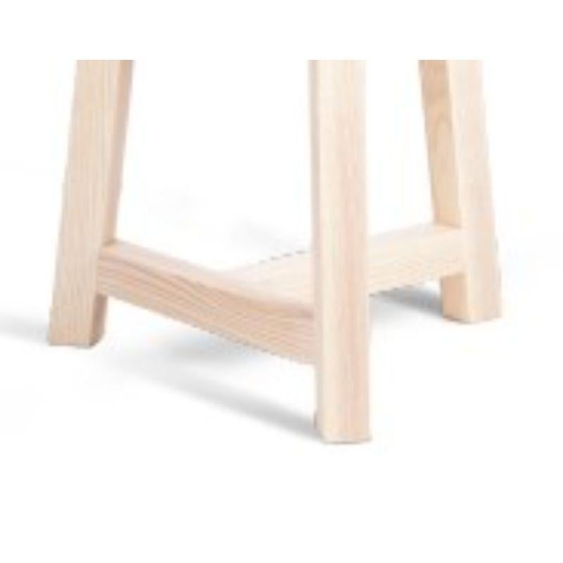 Finnish Lonna Stool, Ash & Small by Made by Choice For Sale