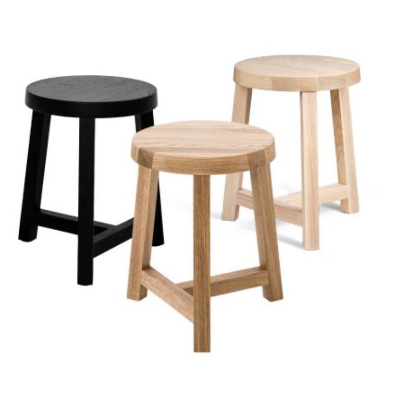 Lonna Stool, Black & Small by Made by Choice In New Condition For Sale In Geneve, CH