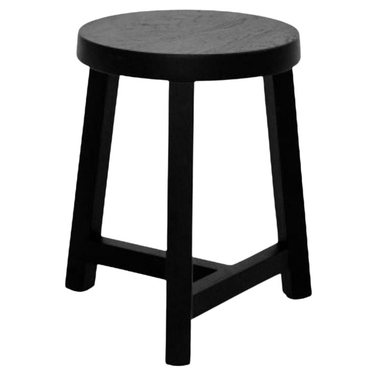 Lonna Stool, Black & Small by Made by Choice For Sale
