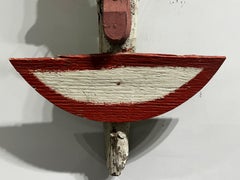 "Untitled - Face" Lonnie Holley, Mixed Media, Found and Assembled Objects