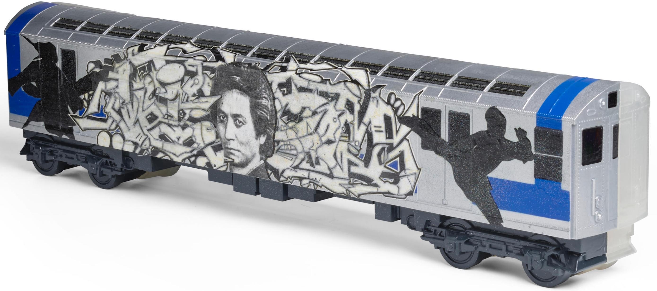 Graffiti Train, PHASE 2 - Mixed Media Art by Lonny Wood (aka Phase 2)