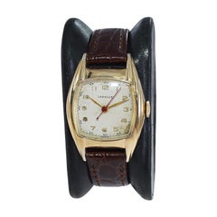 Lonville Yellow Gold Filled Swiss Made, Circa 1940's