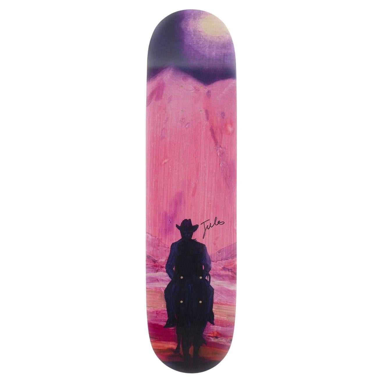 Looking For Enlightened Cowboy Skateboard Deck von Jules de Balincourt