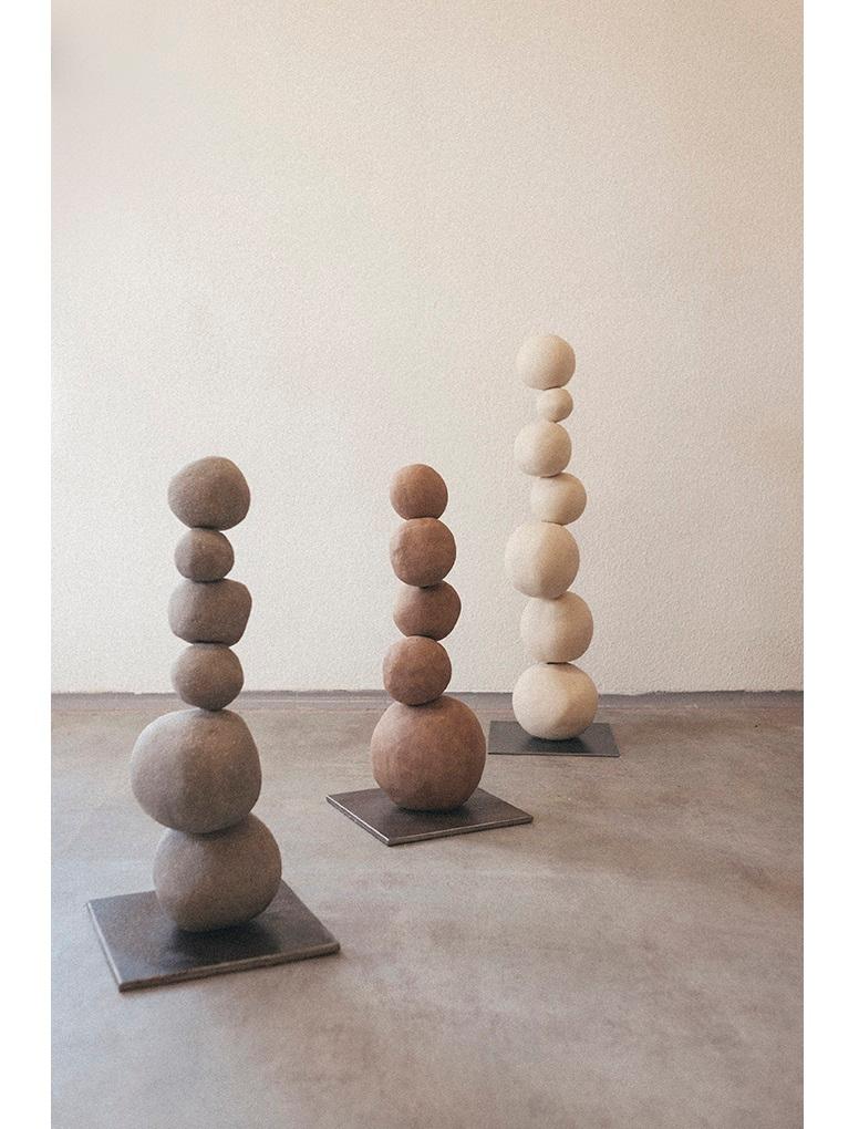 Post-Modern Looking for Equilibrium Sculpture by MCB Ceramics For Sale