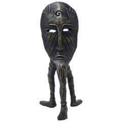 Looking Out Surrealism Bronze Sculpture by Alejandro Velasco