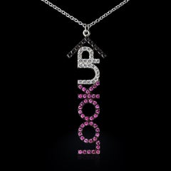 "Lookup" Micro-Pave Pendant by Leon Mege