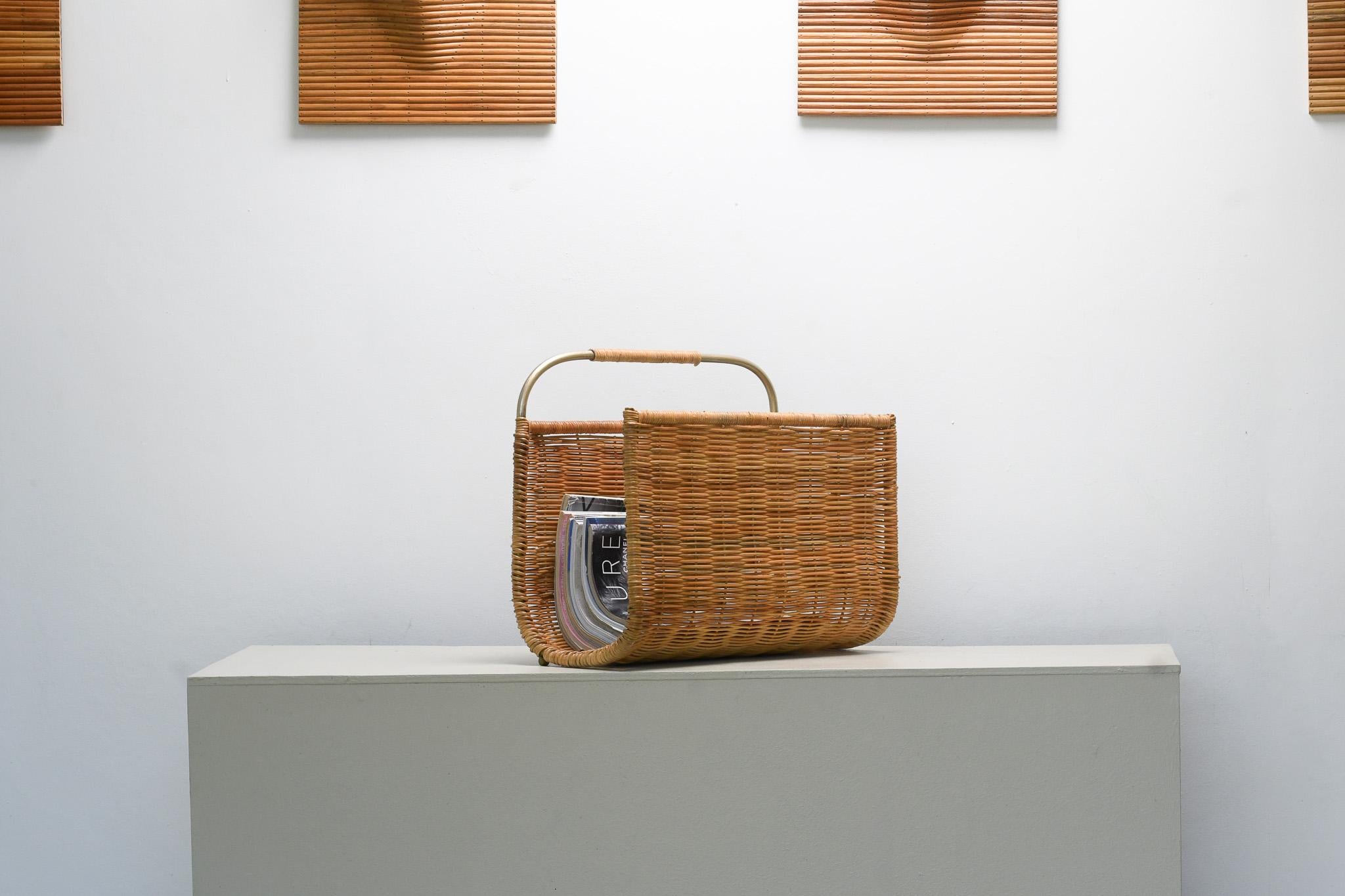 Portariviste in rattan Loom in vendita 3