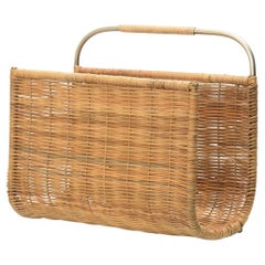 Loom Rattan Magazine Rack