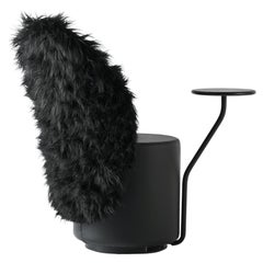 Loomi Armchair with Back Cover by Lapo Ciatti