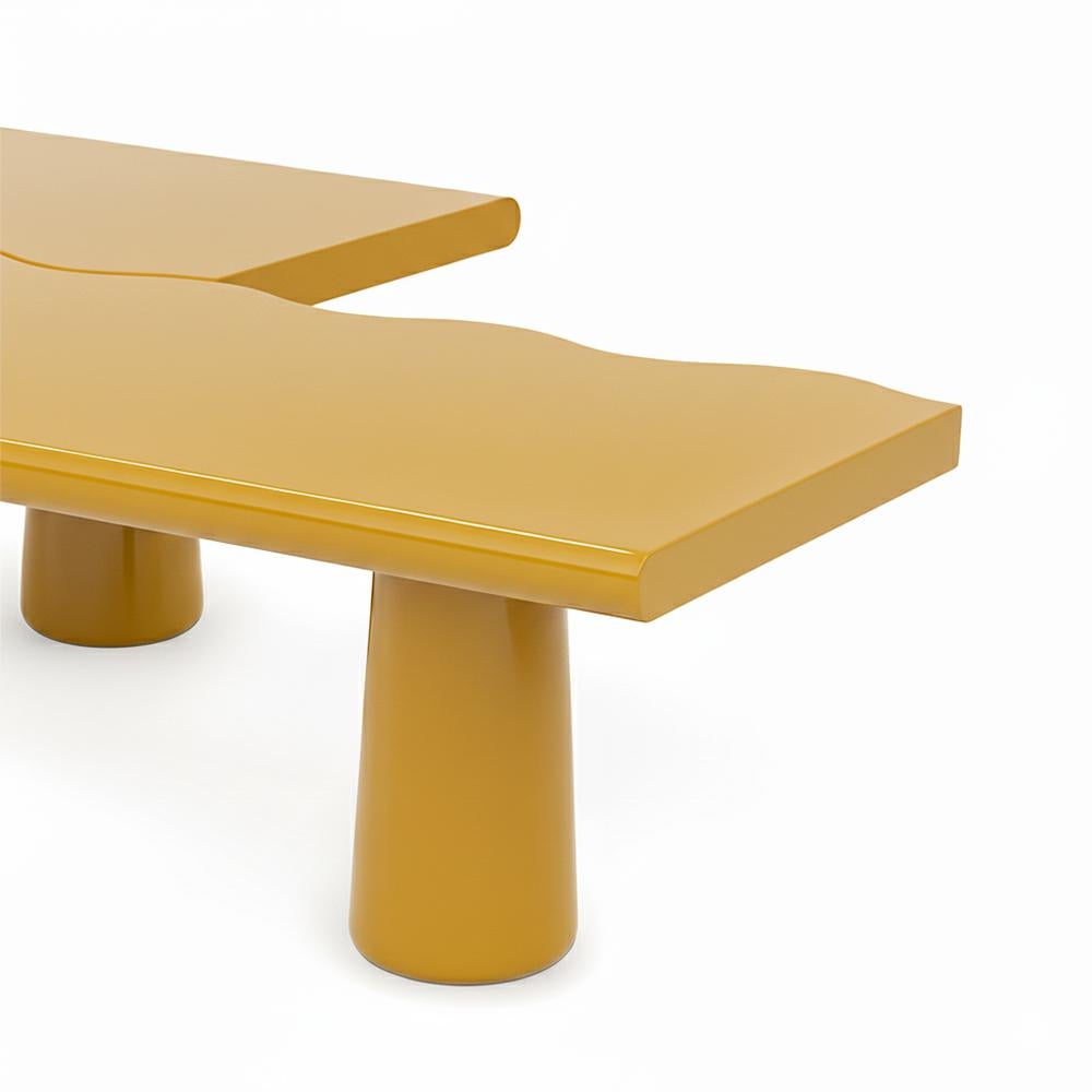 Portuguese Loonga Center Table RAL 1005 - By Gonçalo Campos For Sale