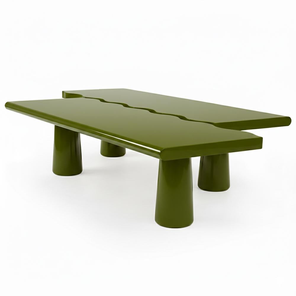 Portuguese Loonga Center Table RAL 6025 - By Gonçalo Campos For Sale