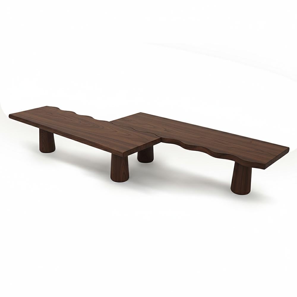 Modern Loonga Center Table walnut - By Gonçalo Campos For Sale