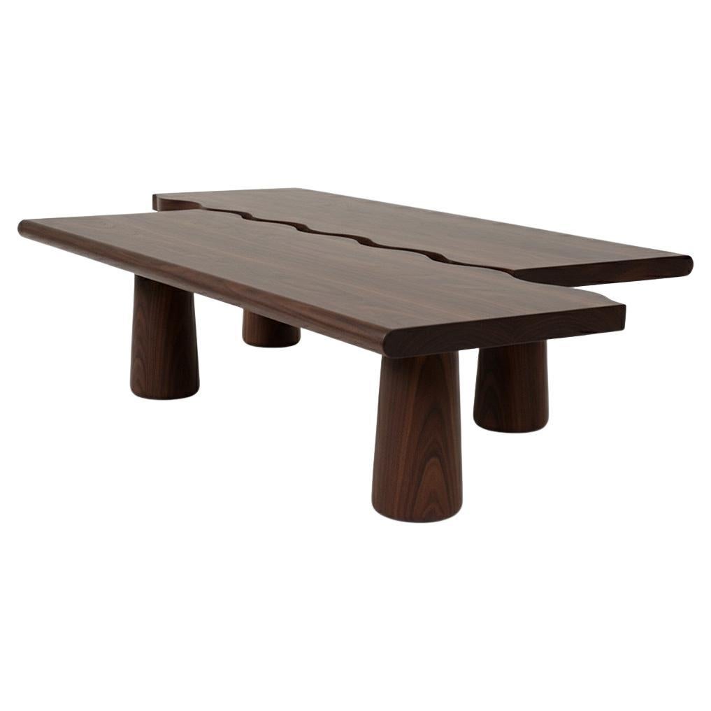 Loonga Center Table walnut - By Gonçalo Campos For Sale