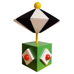 Loop 01 Playful Table Lamp in Wood and Metal by MIRANDA MAKAROFF