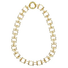 Loop Chain Necklace, 18k Gold