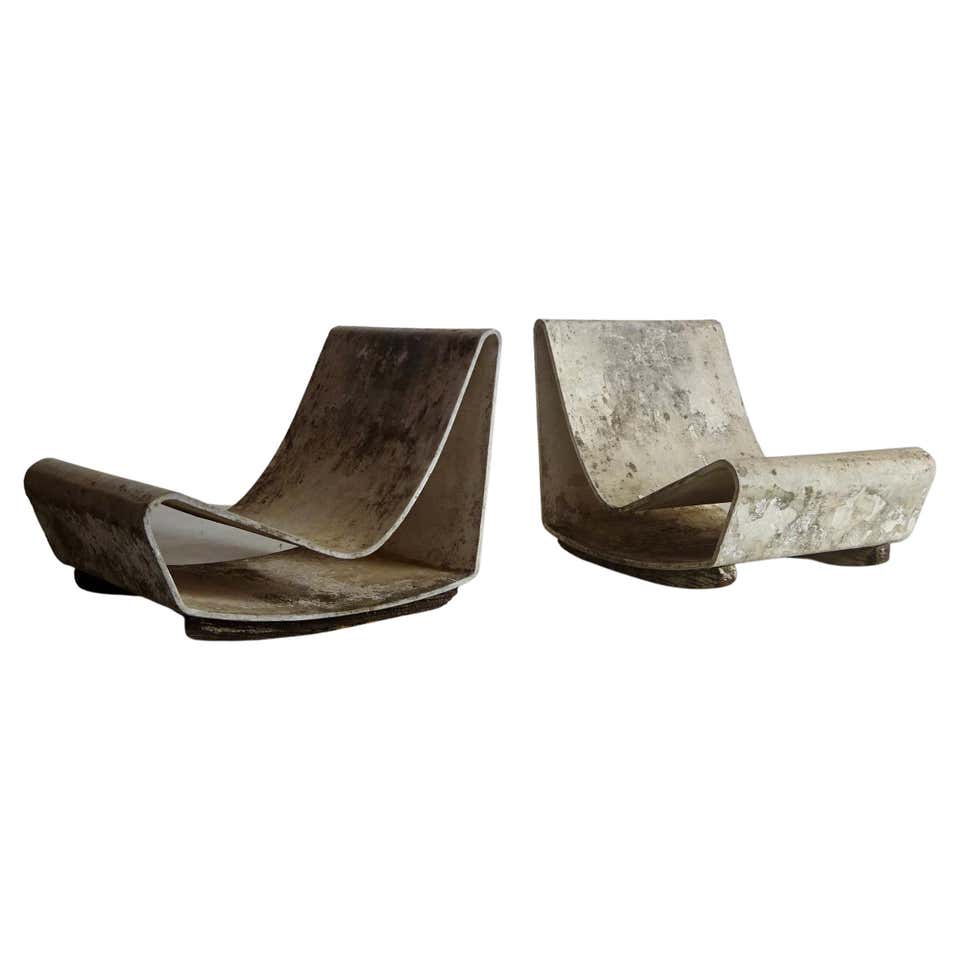 Vintage Concrete Outdoor Rocking