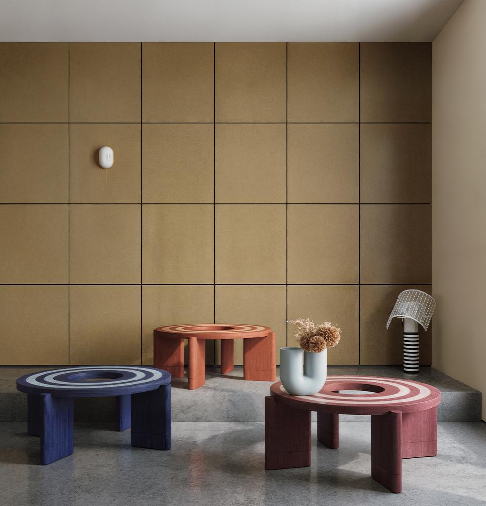 Turkish Loop Coffee Table Terracotta Brownby Hermhaus For Sale