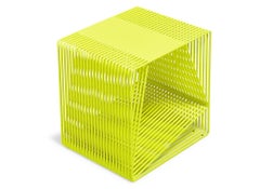 LOOP - Contemporary Minimal Geometric Steel Rod Side Table by TJOKEEFE