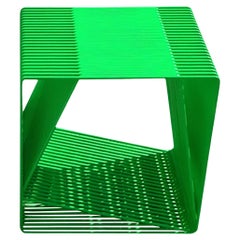 LOOP - Contemporary Minimal Geometric Steel Rod Side Table by TJOKEEFE
