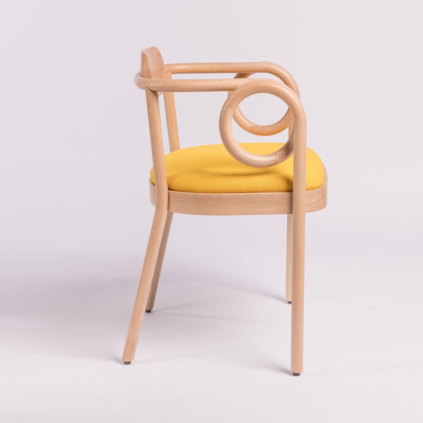Contemporary Loop Dining Chair by India Mahdavi For Sale