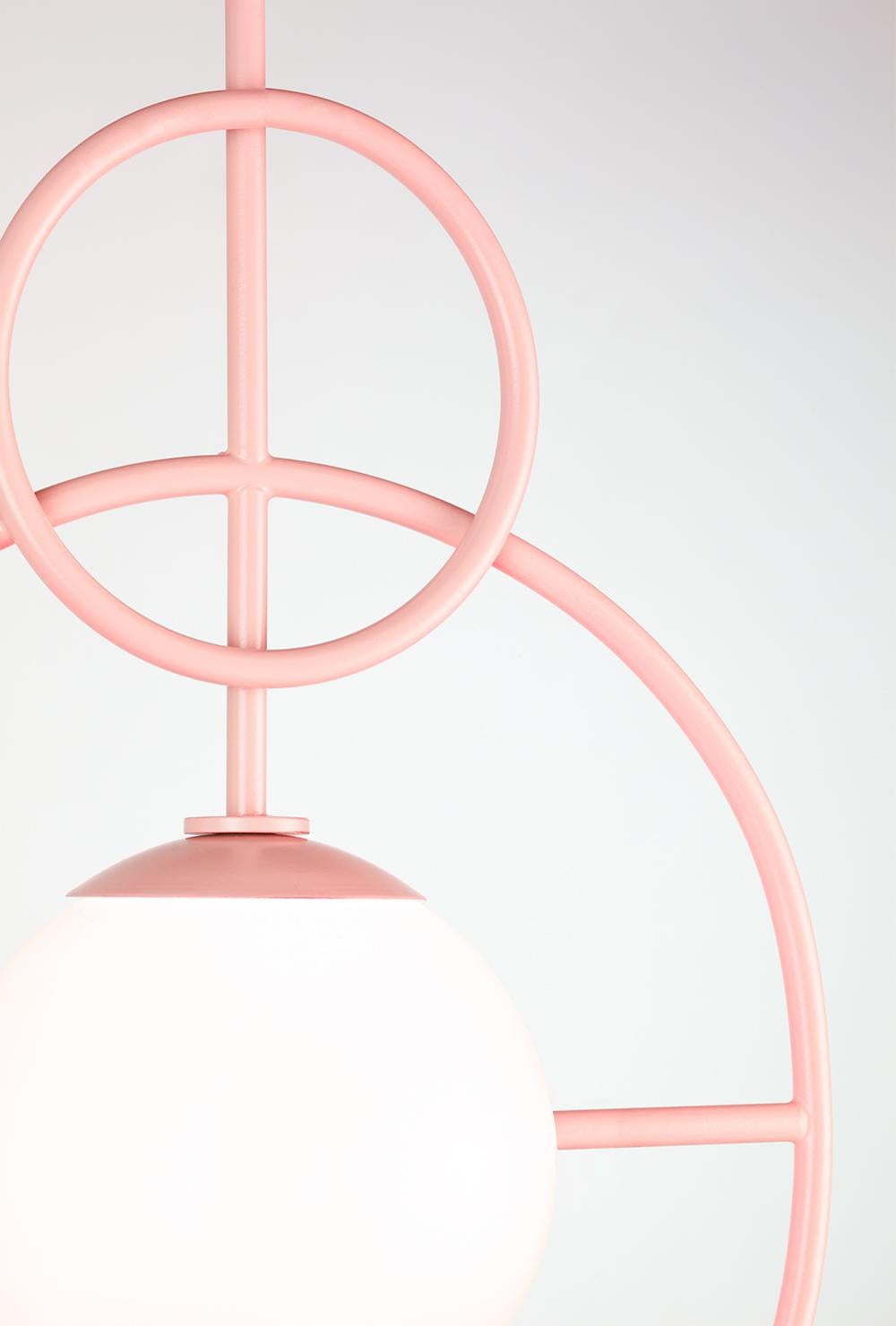 Laqué Lampe à suspension Loop II en vente