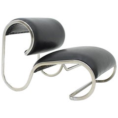 Loop Lounge Chair, Slipper Chair, 1970s