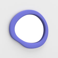 Specchio Looping di Formiing, viola acciaio