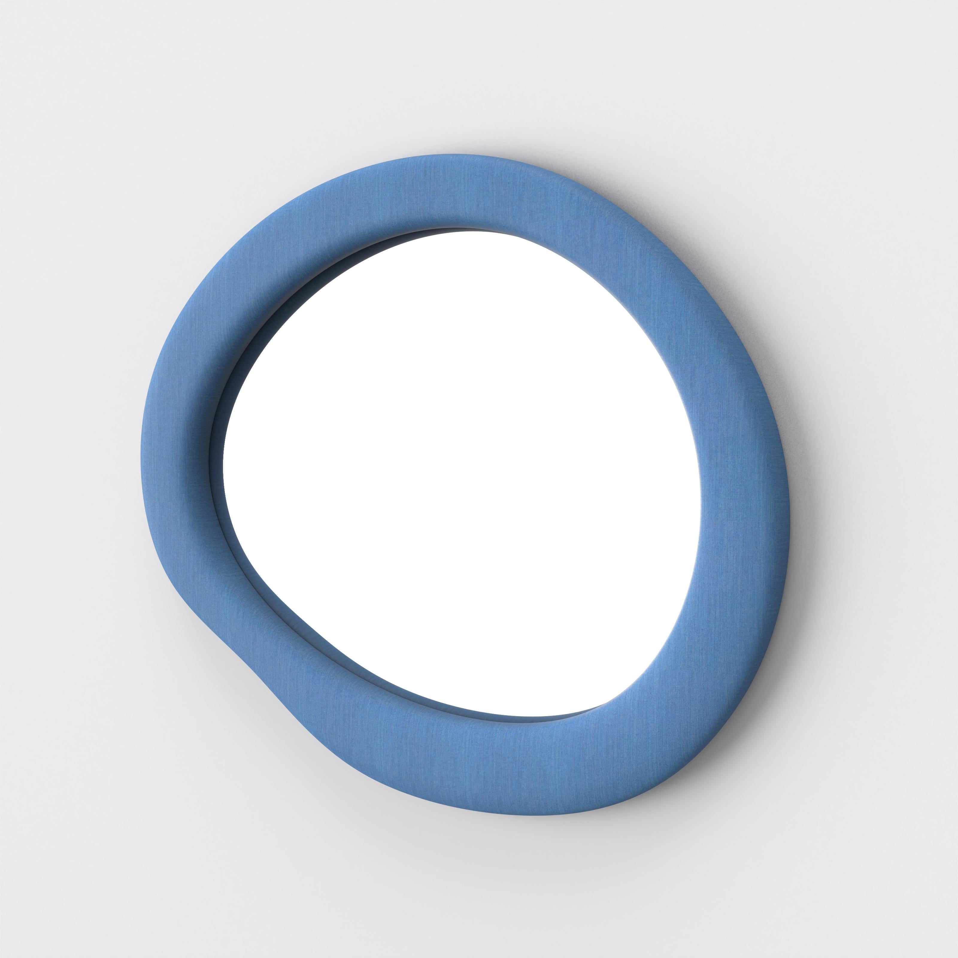 Moderno Specchio Looping, Remix Blu in vendita