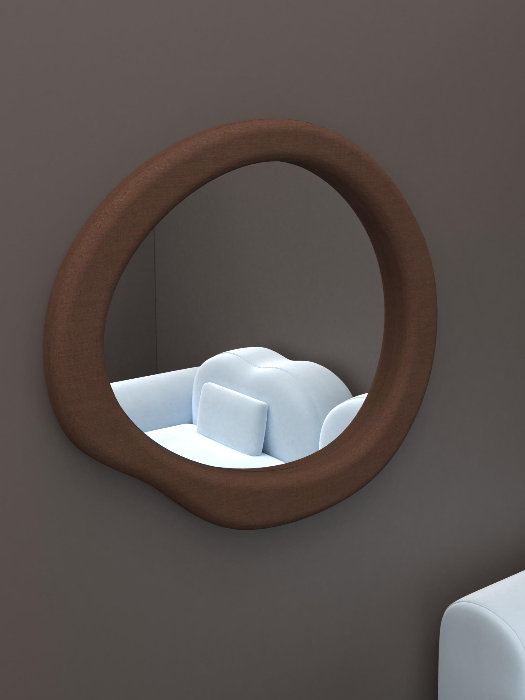 XXI secolo e contemporaneo Specchio Looping, Rewool Blush Pink in vendita