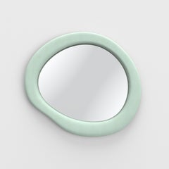 Specchio Looping, menta tagliata in acciaio