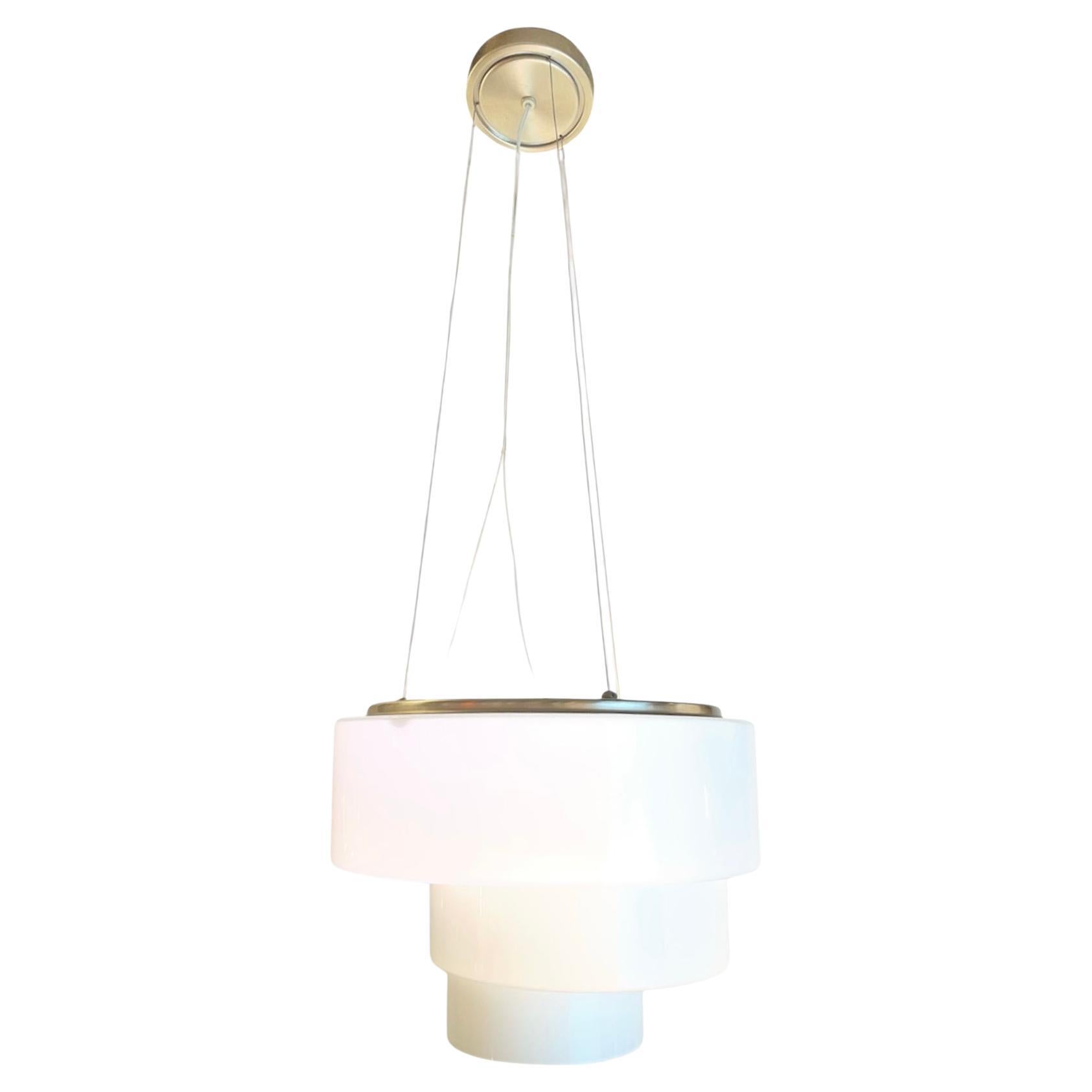 Loop, Murano Pendant Lamp by Toso 
Massari for Leucos, 2010s For Sale