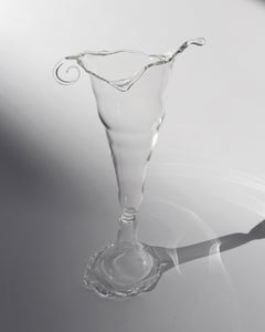 Loop Series Chain Champagne Glass in Borosilicate Glass by Studio-Chacha