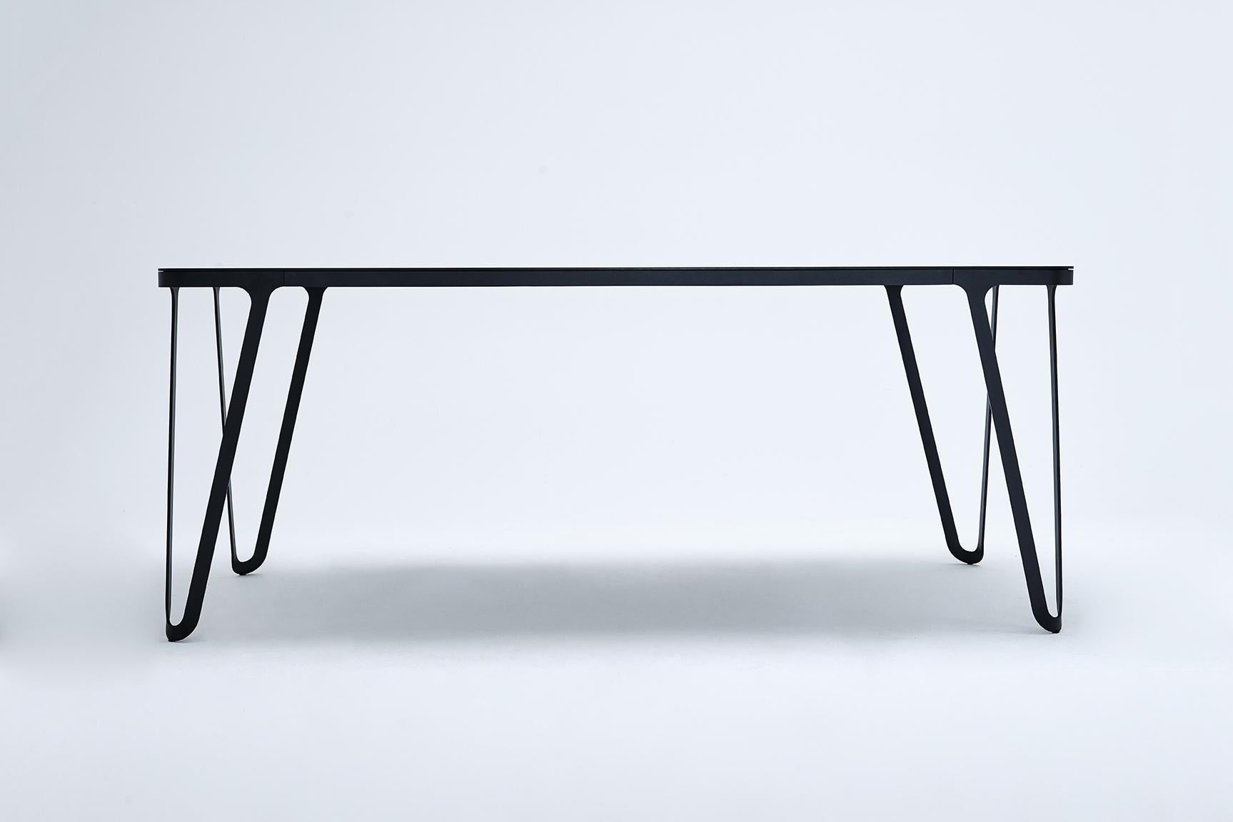 German Loop Table 200 Oak by Sebastian Scherer For Sale