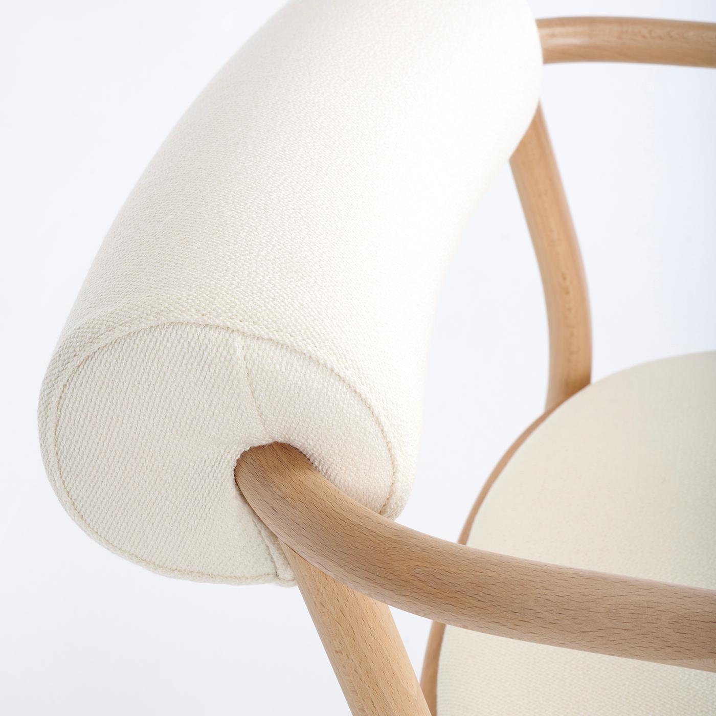 Italian Loop White Chair by India Mahdavi For Sale