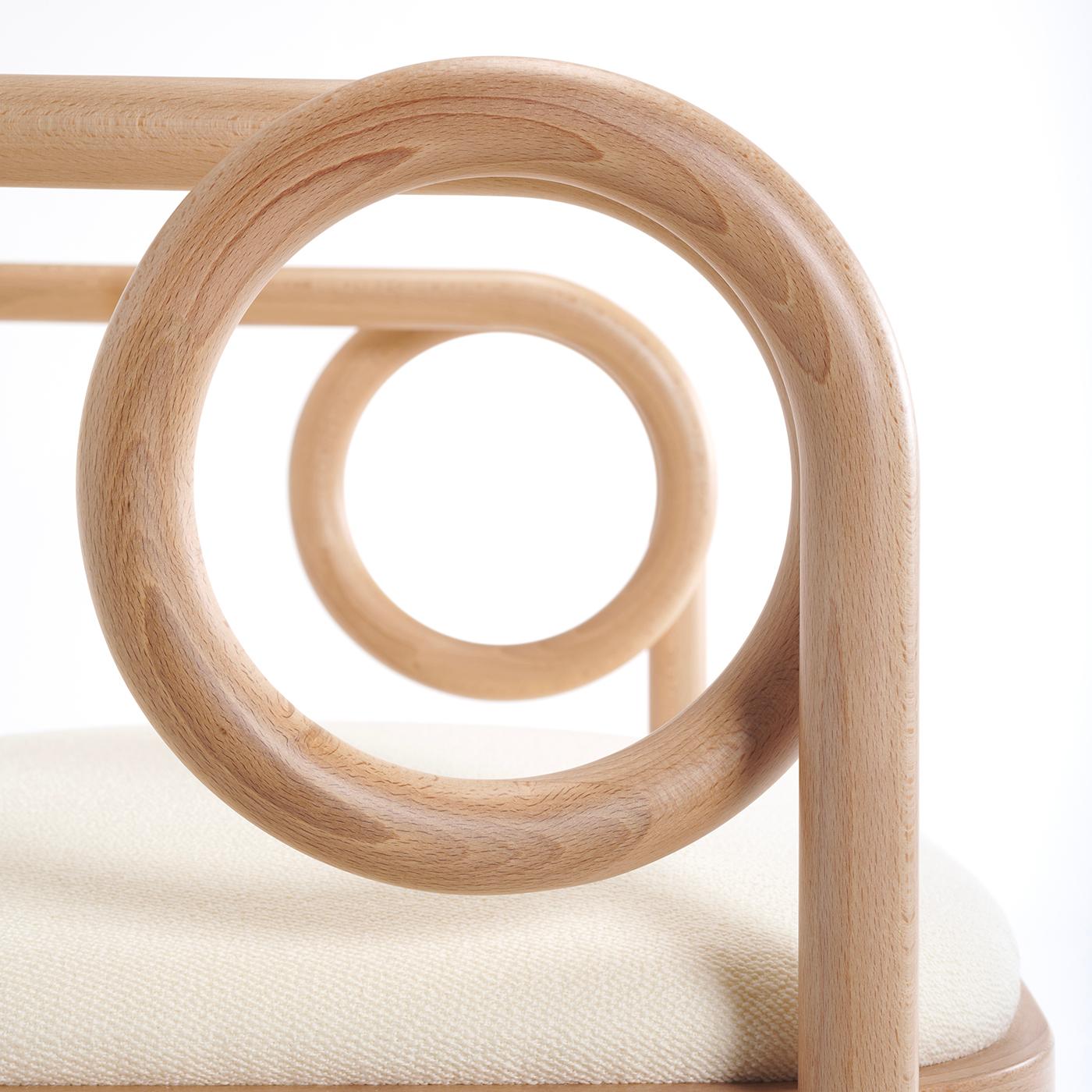 Loop White Chair by India Mahdavi In New Condition For Sale In Milan, IT