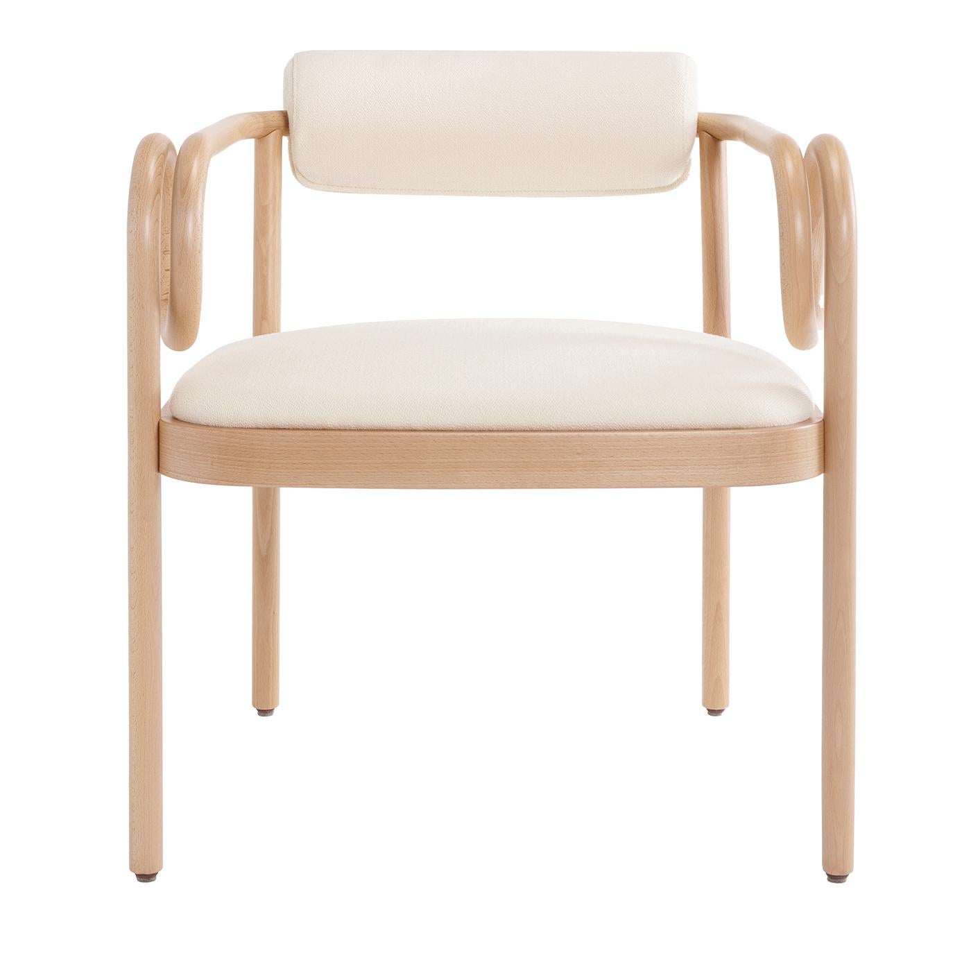 Loop White Chair by India Mahdavi For Sale 1