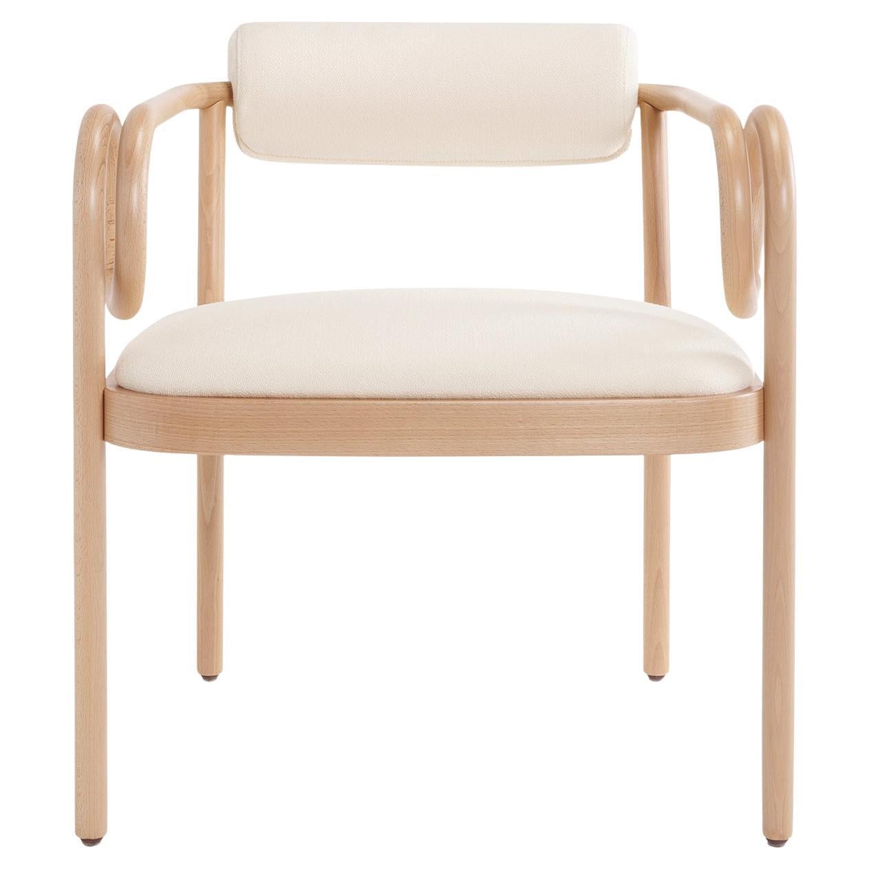 Loop White Chair by India Mahdavi For Sale