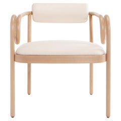 Loop White Chair by India Mahdavi